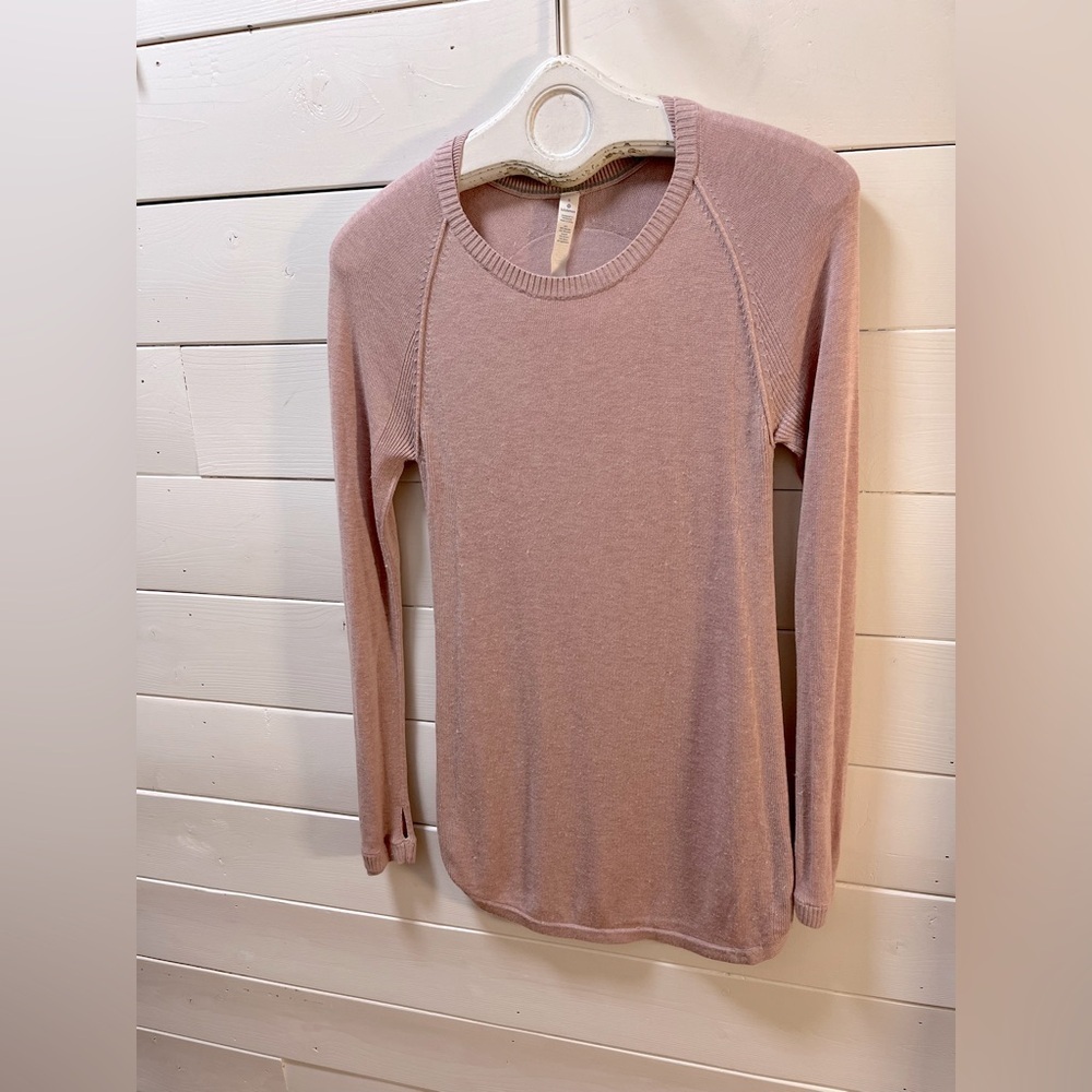 ❣️LULULEMON – Long Sleeve Pink Tunic Size 6 - Picture 9 of 10